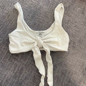 Frankie’s Bikini Swim Top - Size S, White
